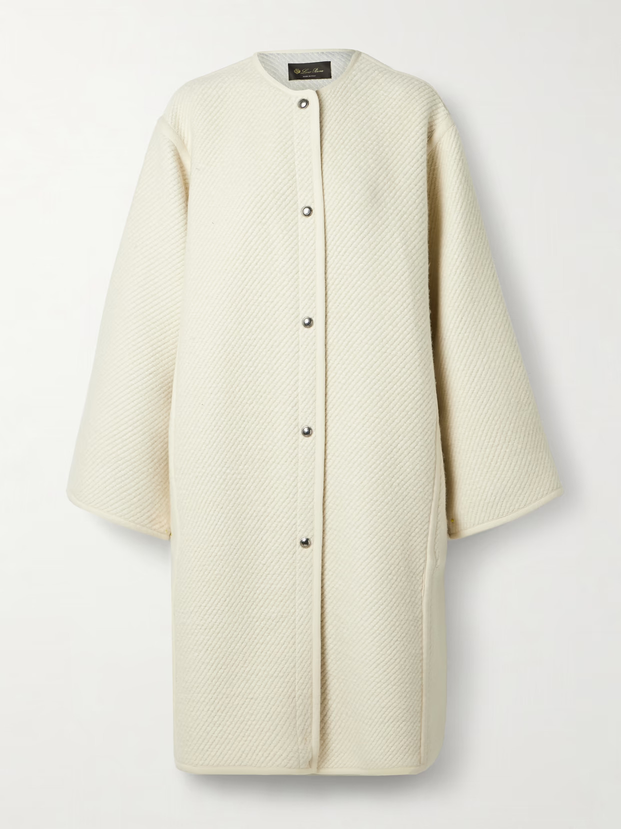 Loro Piana - Silk, Wool, Cashmere And Linen-blend Coat - White | NET-A-PORTER (US)