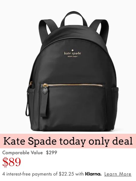 Kate spade backpack 

#LTKitbag #LTKsalealert #LTKunder100
