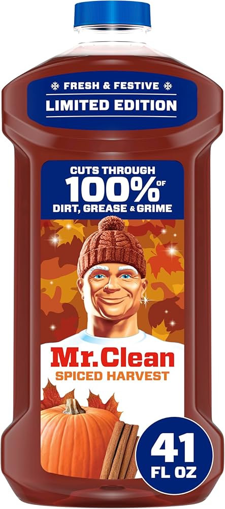 Mr. Clean All Purpose Cleaner, Cleaning Liquid, Spiced Harvest, 41oz | Amazon (US)