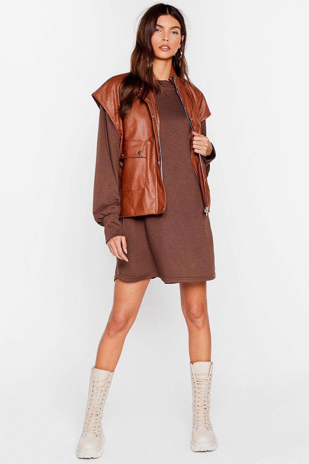 Move Oversized Sweatshirt Dress | NastyGal (US & CA)