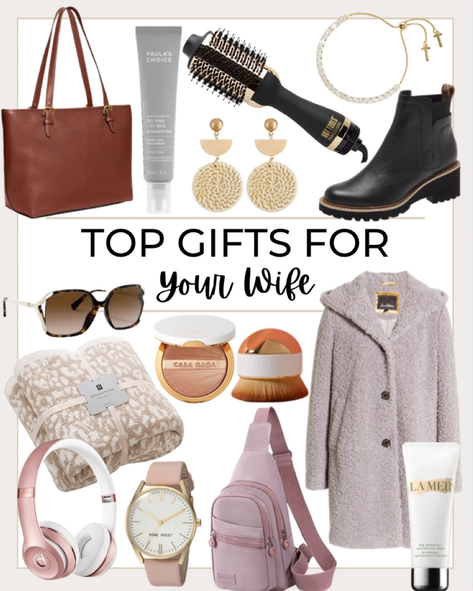 Gifts for your wife include Coach tote bag, Coach sunglasses, cozy throw, beats headphones, shoulder cross body bag, watch, Sherpa coat, highlighter makeup, makeup brush, earrings, lug boots, brush hairdryer, bracelet,  Skin Perfecting 25% AHA + 2% BHA Exfoliant Peel, and The Intensive Revitalizing Mask.

Gift guide, gifts for her, gifts for wife, gifts for girlfriend, gifts for mom, Christmas gifts

#LTKGiftGuide #LTKunder100 #LTKHoliday