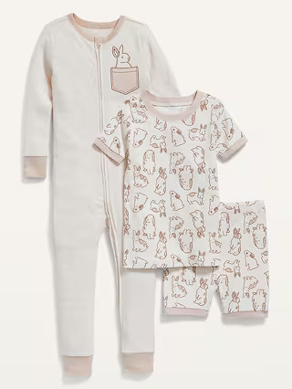 Unisex 3-Piece Pajama Set for Toddler & Baby | Old Navy (US)