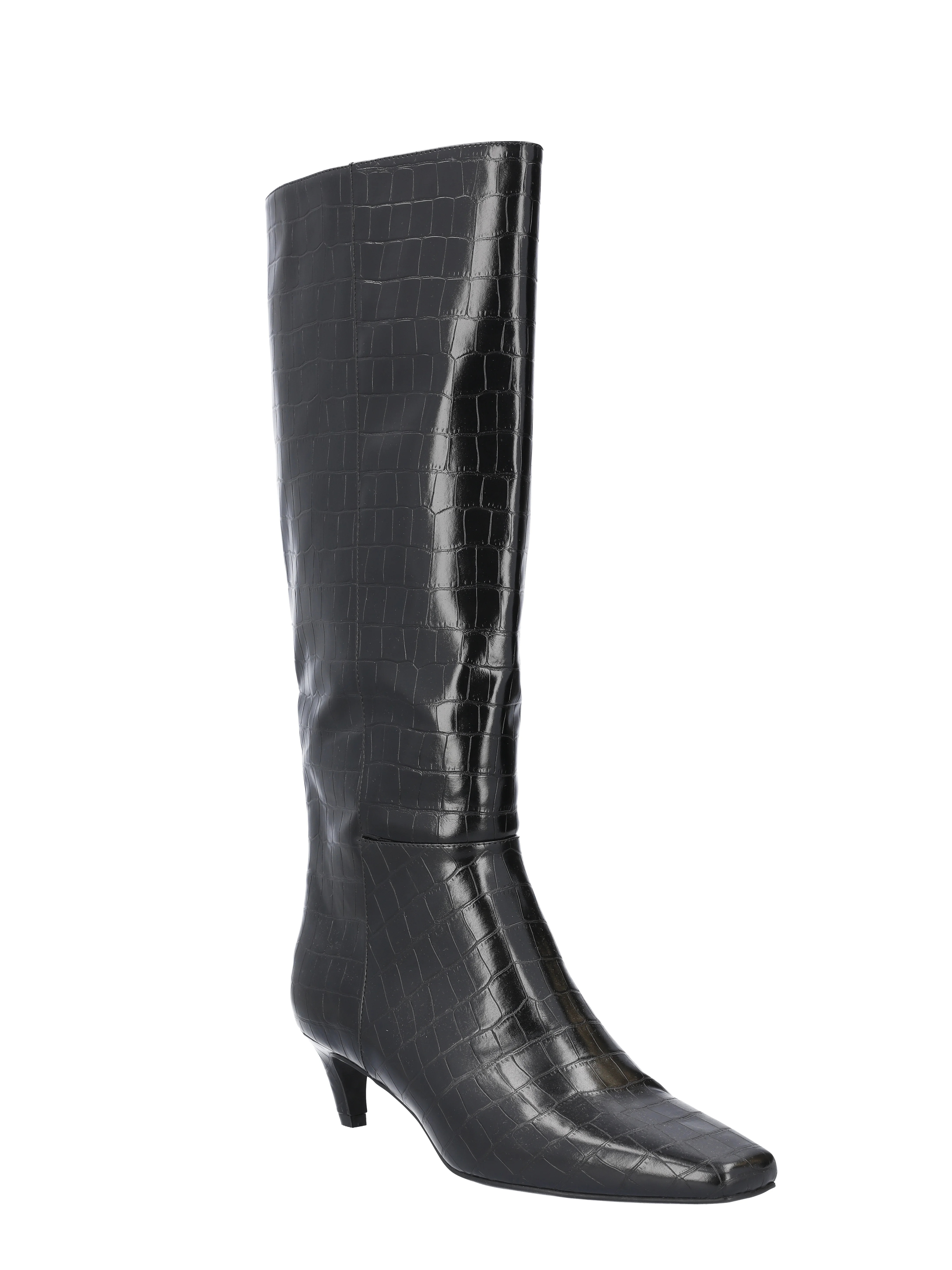 Scoop Women's Knee High Kitten Heel Boots (Wide Width Available) | Walmart (US)