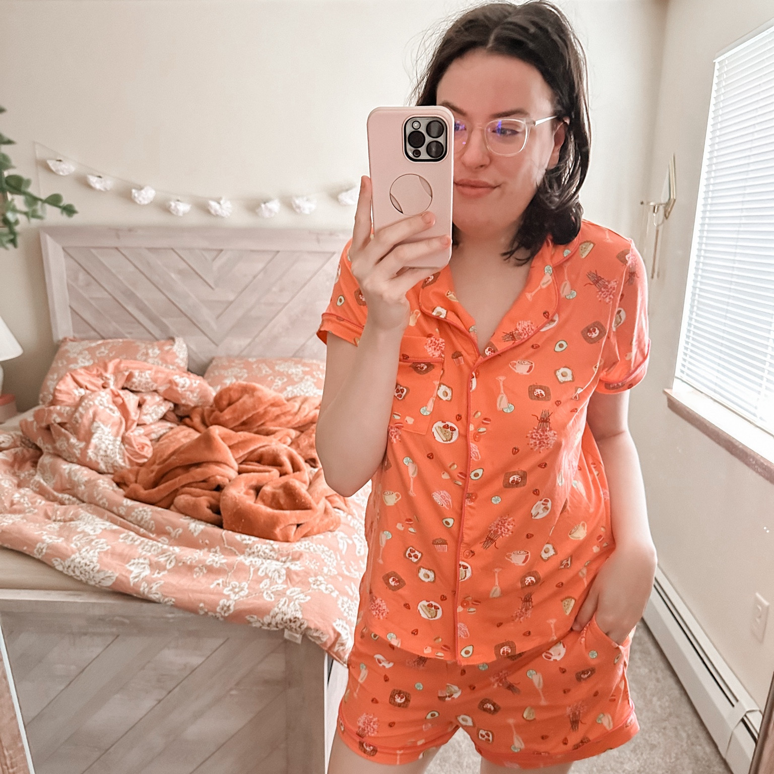 You can tell I wore these to bed last night because of my hair 😂 

I’ve been looking at these pajamas from Walmart for awhile and they’re very lightweight and under $20 💕 

They’re perfect for Sunday mornings because they’re covered in brunch items and champagne 😂💕

#LTKStyleTip #LTKFindsUnder50 #LTKSeasonal