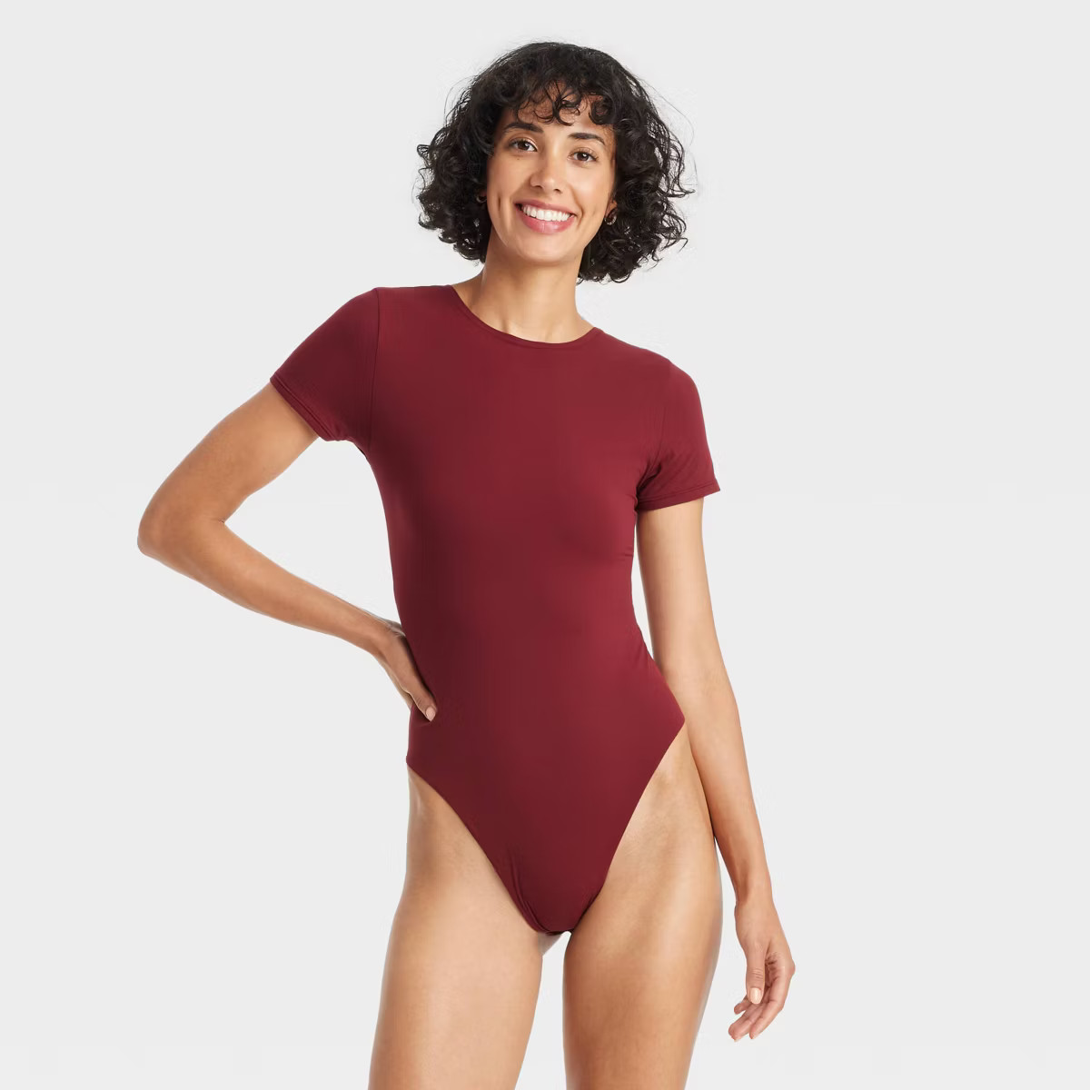 Women's Luxury Collection 4-Way Stretch Short Sleeve Bodysuit - Auden™ | Target