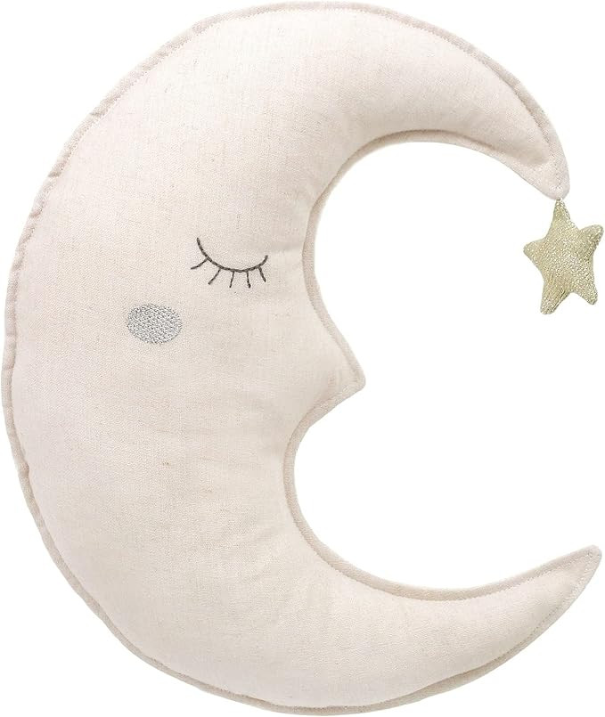 MON AMI Crescent Moon Shaped Décor Accent Pillow – 13”, Nursery Stuffed Pillow, Decorative T... | Amazon (US)