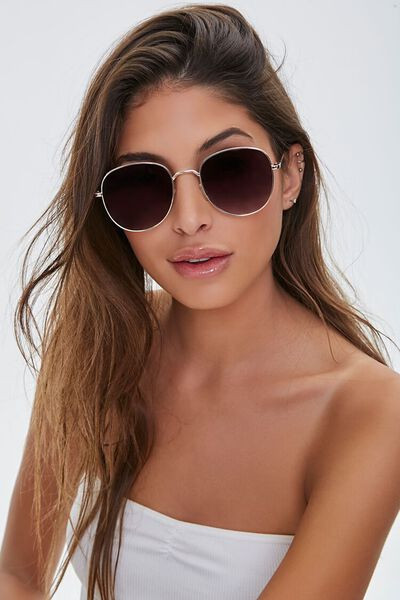 Round Gradient Sunglasses | Forever 21