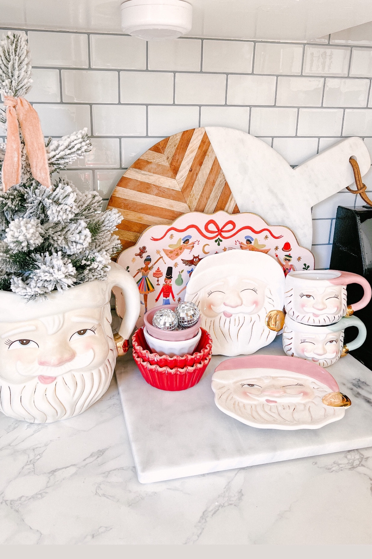 Papa Noel Christmas mug and plate collection is back! 

#LTKHome