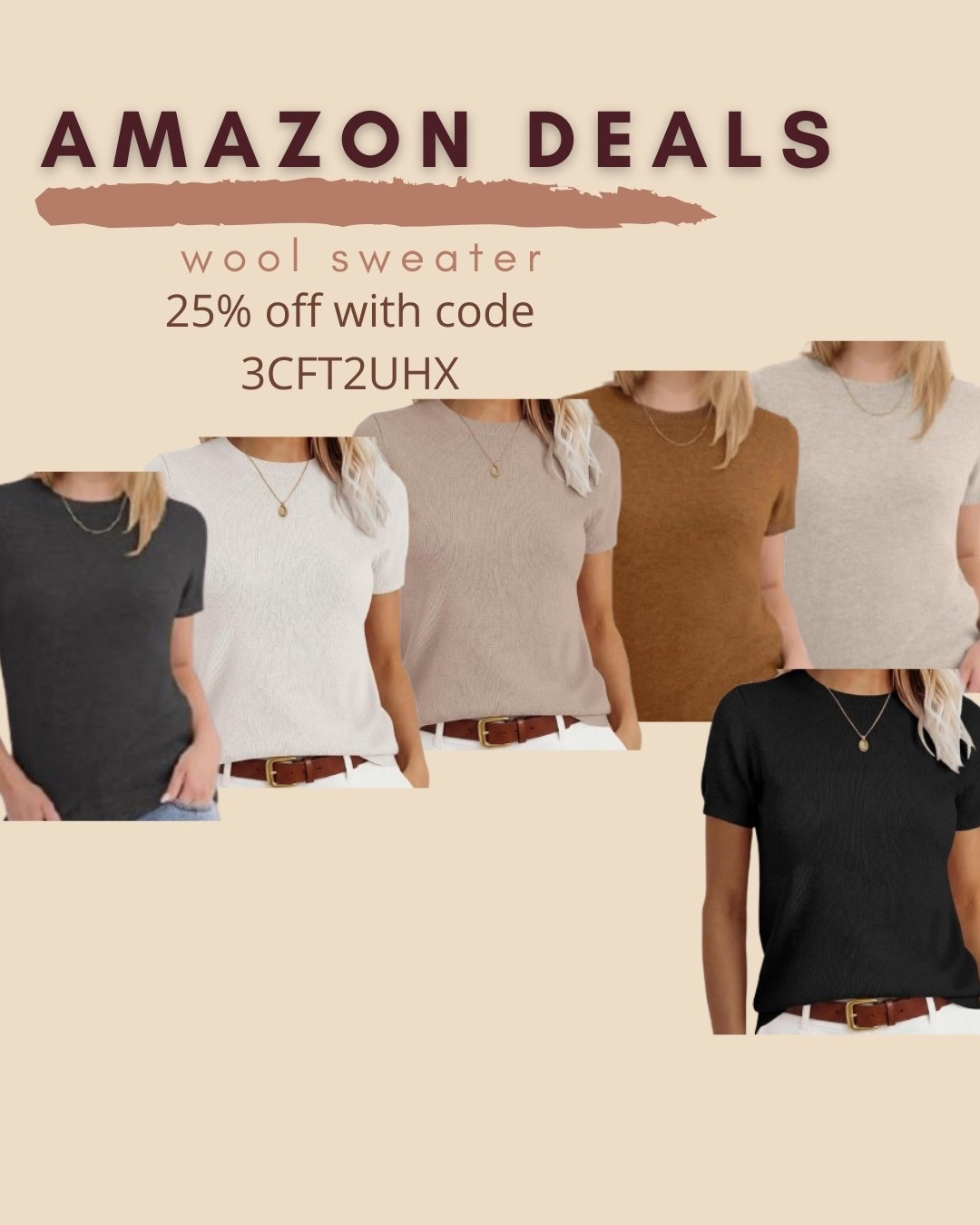 $14 ends 6/30

Amazon fashion
Amazon deals
Wool sweater
Fall fashion workwear

#LTKSaleAlert