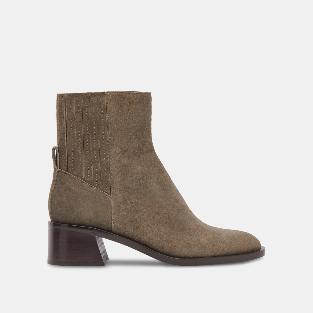LINNY H2O WIDE BOOTS OLIVE SUEDE | DolceVita.com