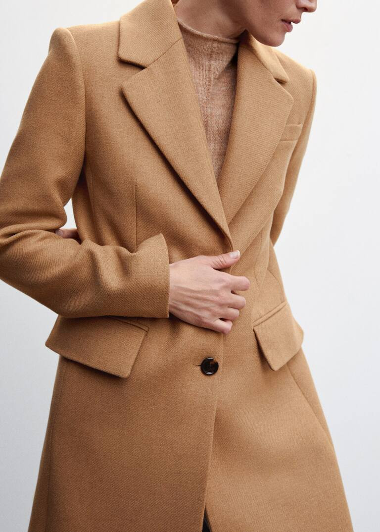 Wool overcoat -  Women | Mango United Kingdom | MANGO (UK)