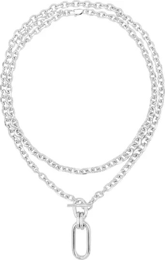 Petit Moments Set of 2 Carabiner Pendant Necklaces | Nordstrom | Nordstrom