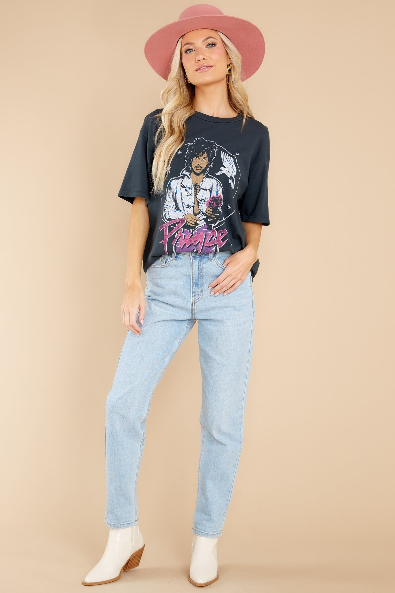 Prince When Doves Cry Vintage Black Weekend Tee | Red Dress 