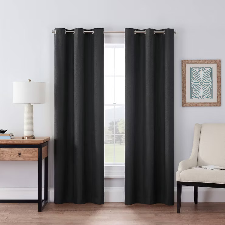 1pc Blackout Windsor Curtain Panel - Eclipse | Target