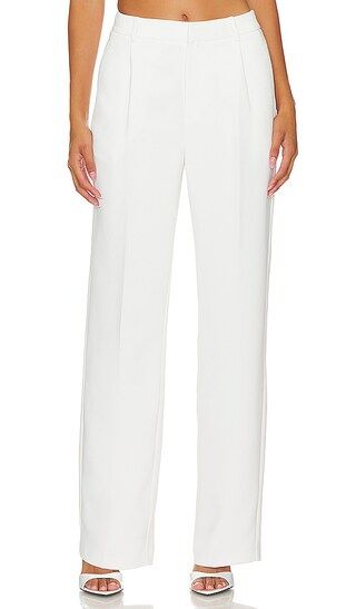 Suiting Column Trouser in Ivory001 | Revolve Clothing (Global)