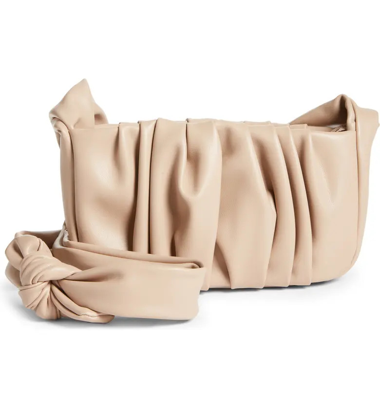Ruched Baguette Crossbody Bag | Nordstrom