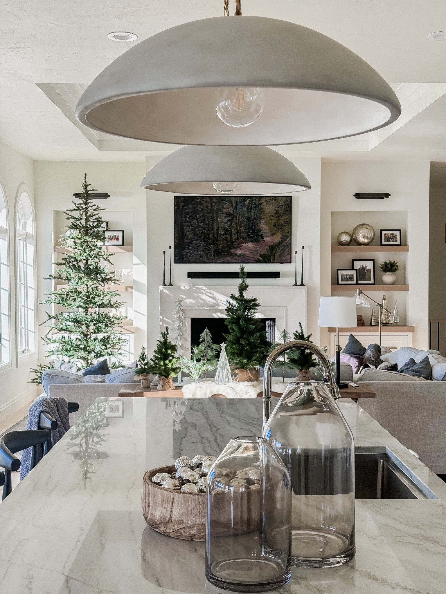 I’ve had a ton of questions on my island pendants lately! These were definitely a bit of a splurge but they make such a big statement in this room!

#LTKHoliday #LTKSeasonal #LTKhome