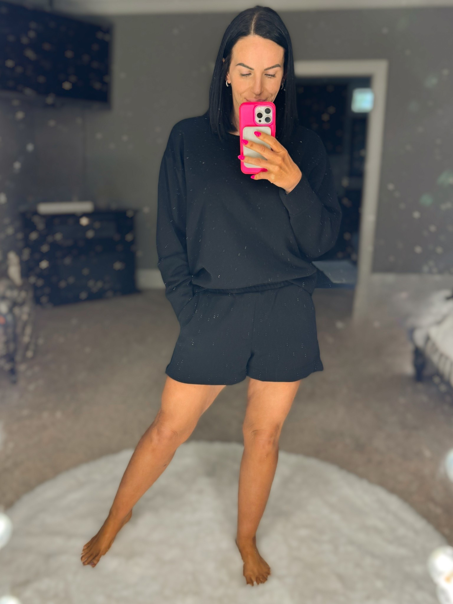 These sandwash pieces are so easy to mix and match. I own this set in 4 colors with pants as well! Wearing a small top and extra small shorts. Super comfy and the perfect weight for this transitional weather. 

#LTKFindsUnder50 #LTKOver40 #LTKStyleTip