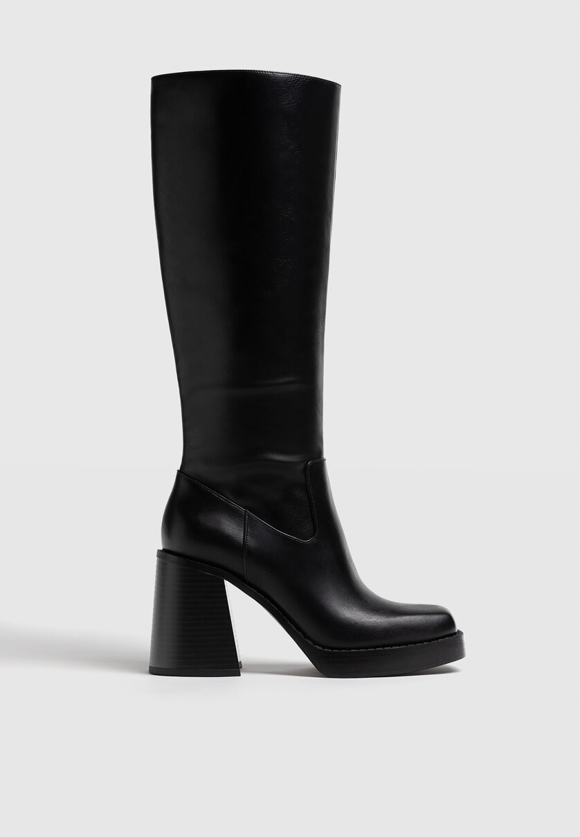 Bottes à talon stretch | Stradivarius (FR)