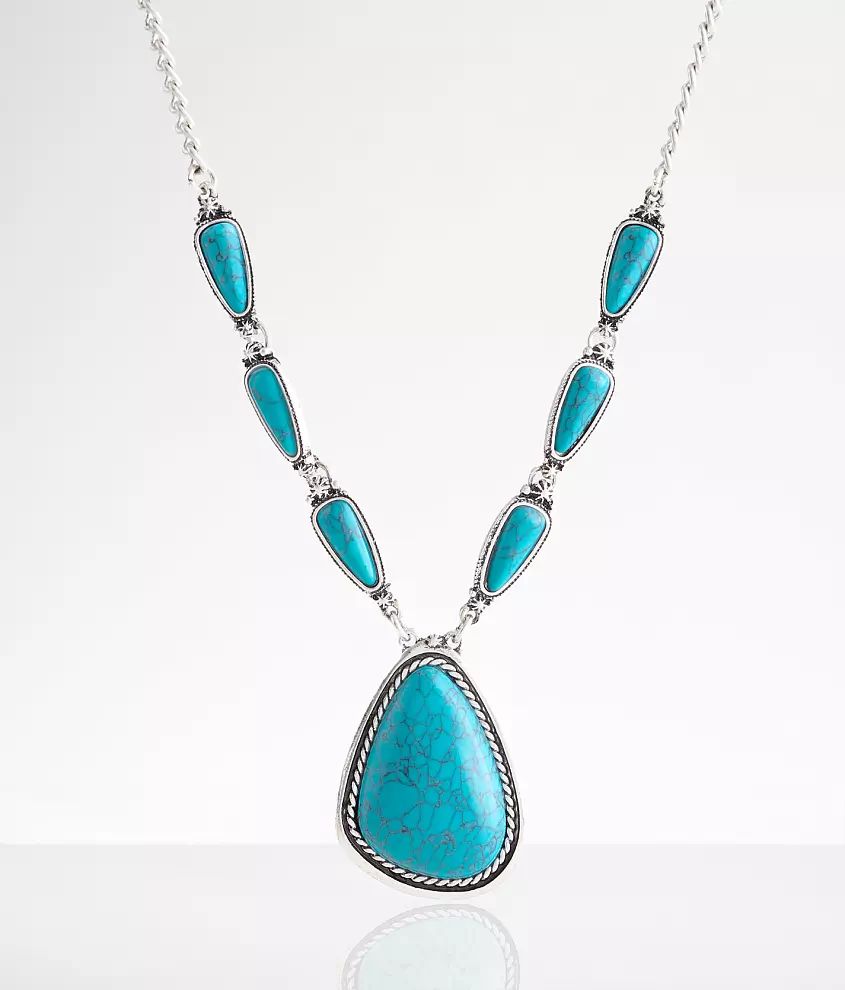 Turquoise Pendant Necklace | Buckle