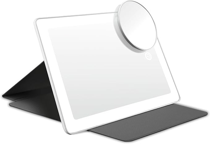 Conair Lighted Makeup Mirror, LED Vanity Mirror, 1X/5X Magnifying Mirror, Foldable with Case, Bat... | Amazon (US)
