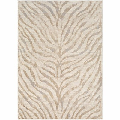 Livabliss City 3'11"x5'7" Rectangle Woven Indoor Area Rugs Light Gray | Target