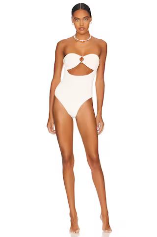 Ruched Bandeau One Piece
                    
                    WeWoreWhat | Revolve Clothing (Global)