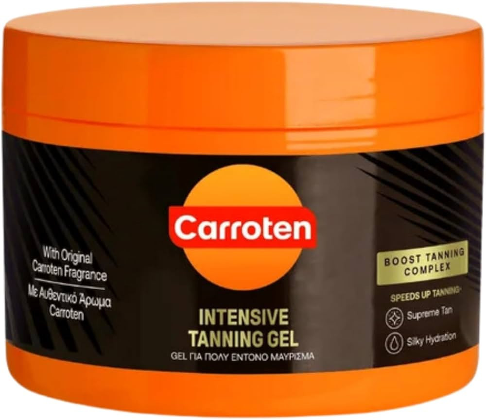 Carroten Intensive Tanning Gel - Instant Tan Enhancer - Water-Resistant with Carrot and Coconut O... | Amazon (US)
