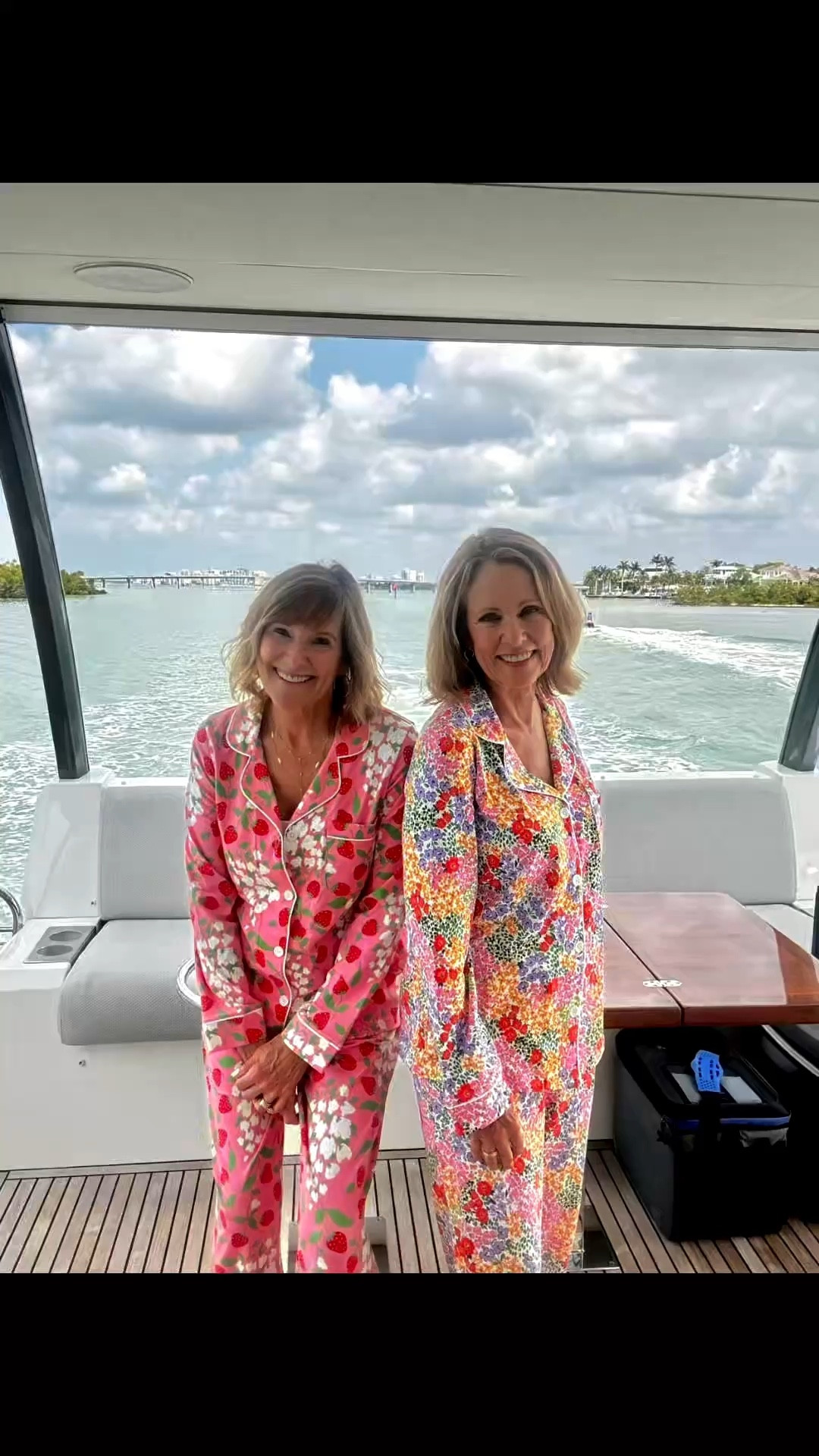 We love these BedHead pajamas.
￼ We’ve worn them for years and they’re perfect for vacations, especially when you’re with all the kids and you want really good coverage. And you still want to  look happy and relaxed!   
￼ Let us know if you found something you like here

#LTKdayinmylife #LTKTravel #LTKmorningroutine