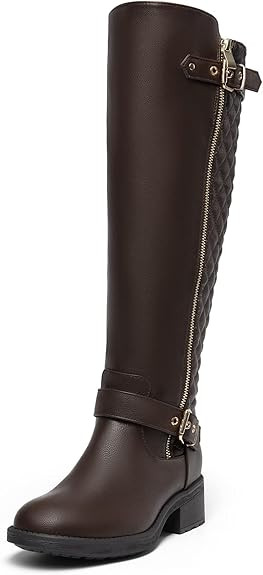 DREAM PAIRS Women's Knee High Riding Boots | Amazon (US)