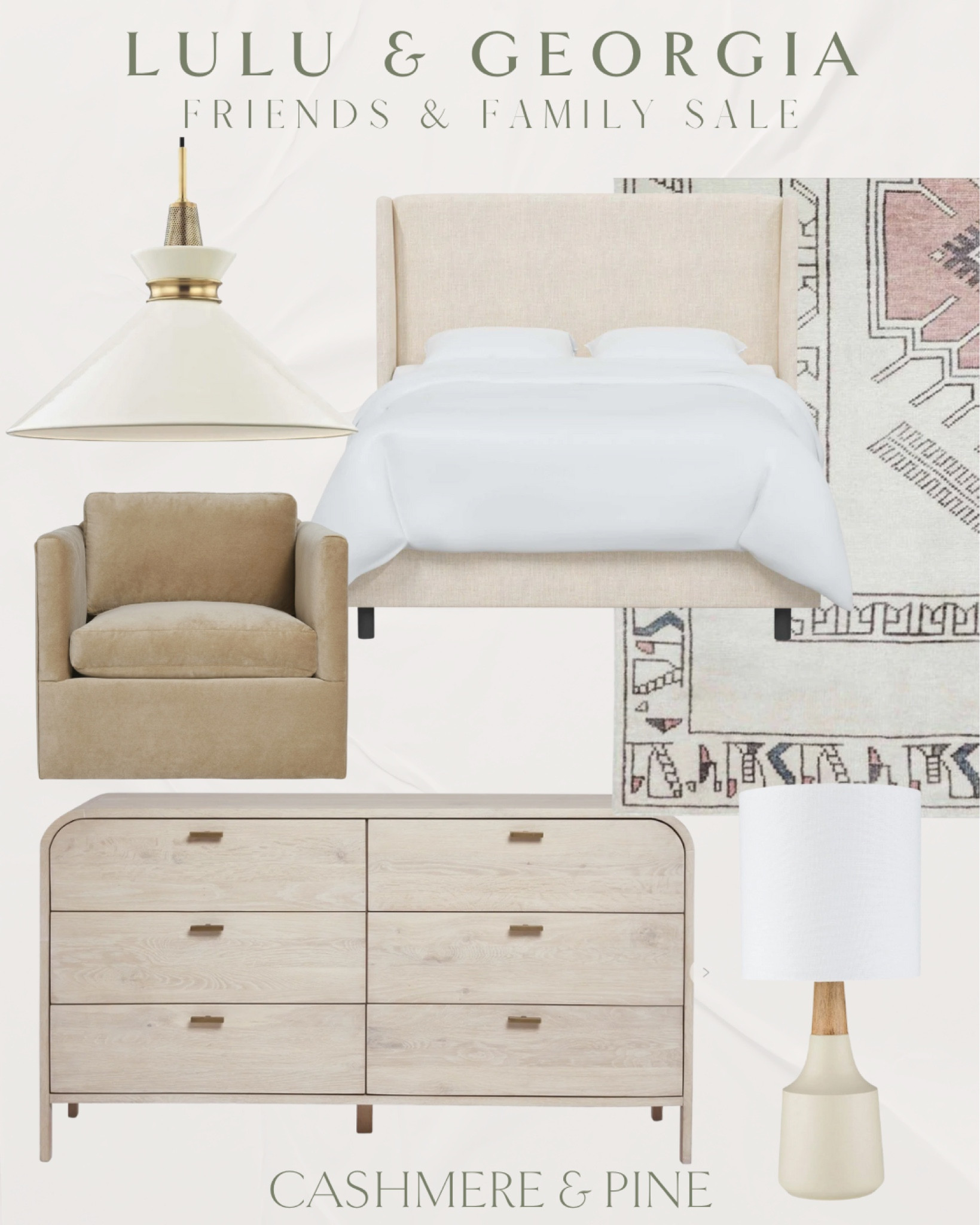 Lulu & Georgia’s friends and family sale.   25% off  site-wide ( some exclusions apply)

Home decor, furniture, sale, style inspo, home decor inspo, beds, dressers, rugs, lamps, velvet chair 


#LTKsalealert #LTKFind #LTKhome