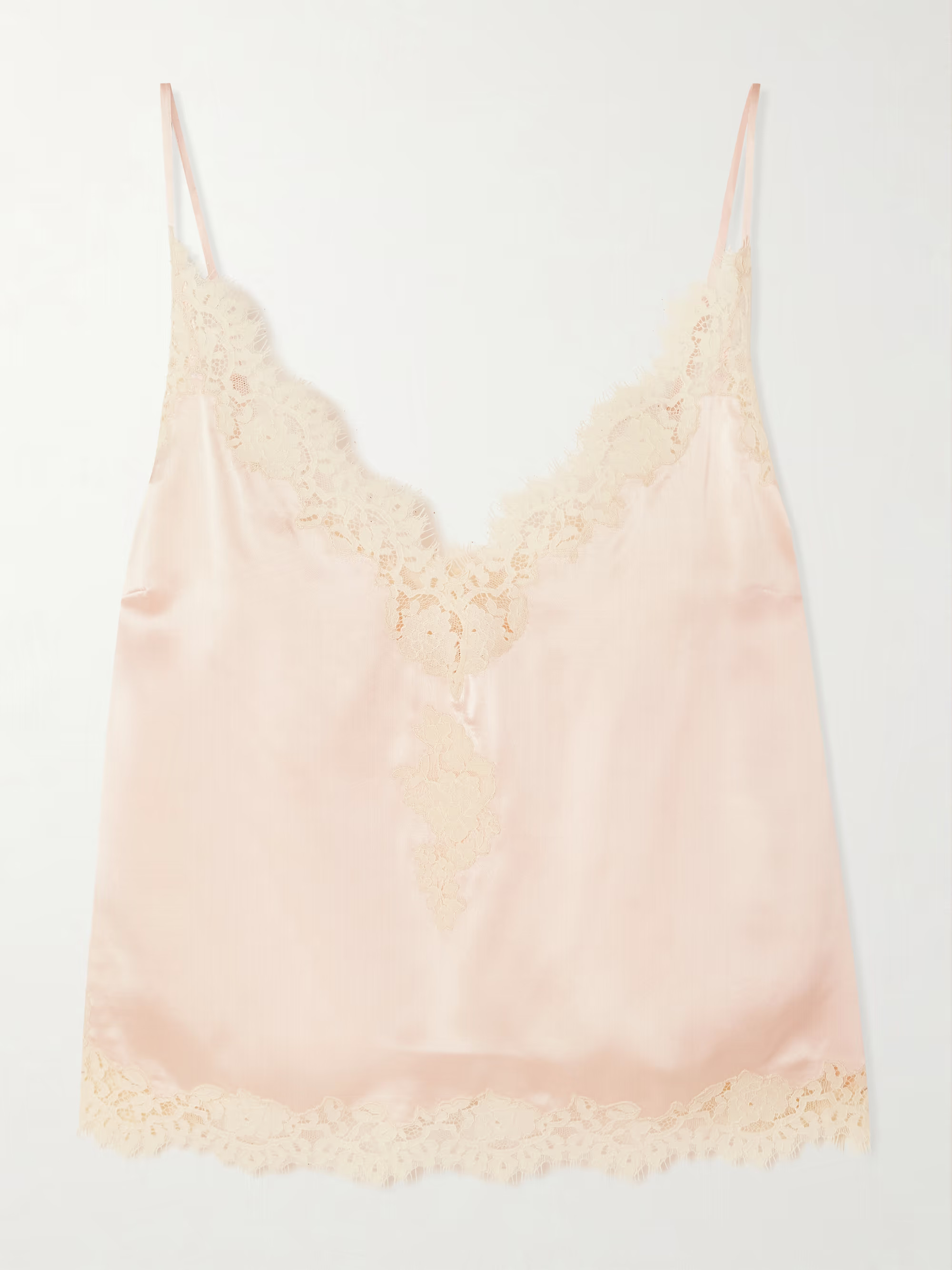 Kira corded lace-trimmed silk-satin camisole | NET-A-PORTER (UK & EU)