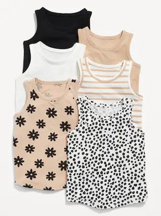 Tank Top 6-Pack for Toddler Girls | Old Navy (US)