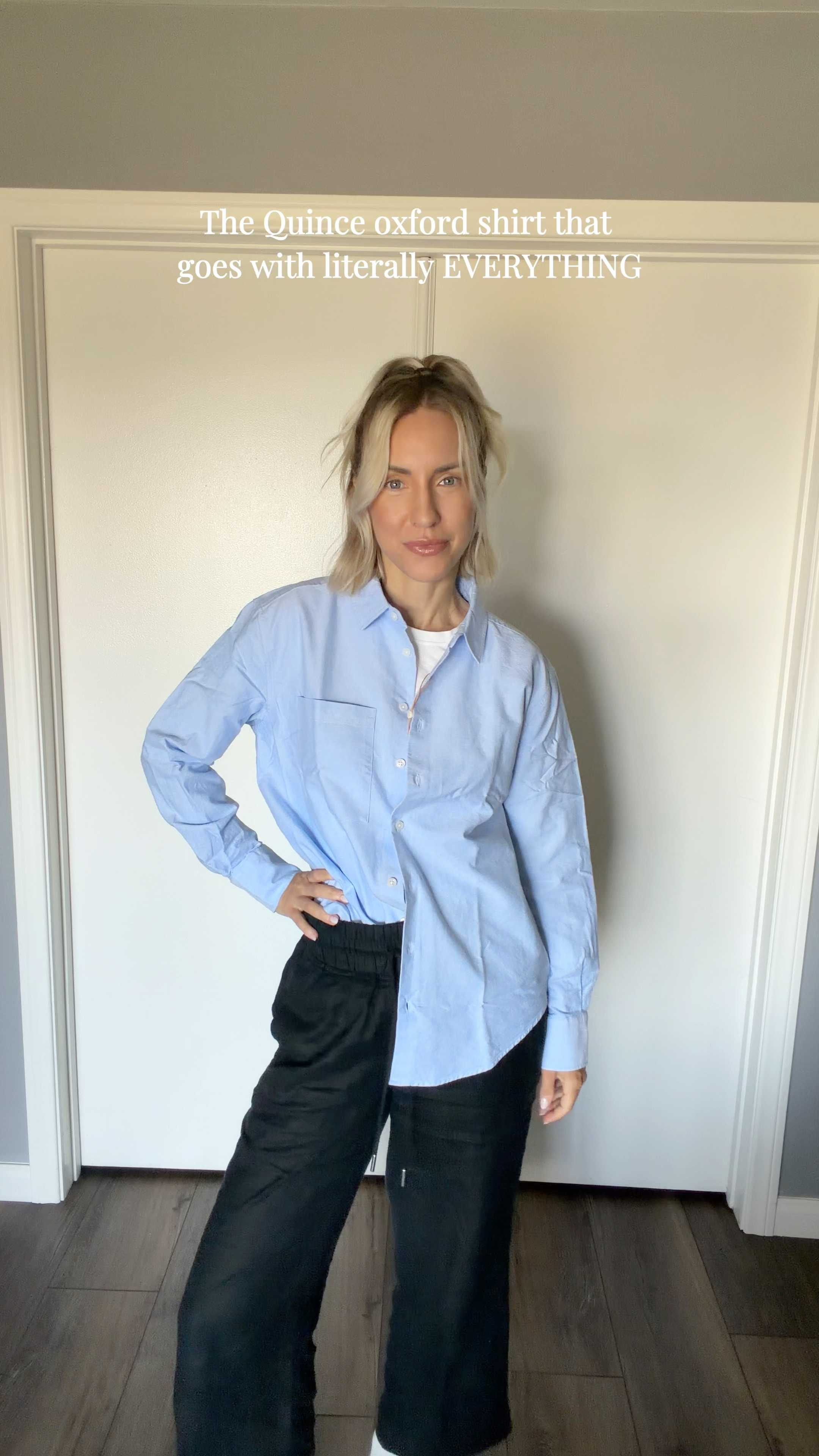 The Quince organic cotton oxford shirt that goes with literally everything in my closet 🤍✨

#LTKstyletip #LTKfindsunder50 #Quince #QuinceFinds #ElevatedBasics 

 #LTKgrwm #LTKootd #LTKWorkwear