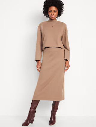 Cozy Knit Midi Skirt | Old Navy (US)