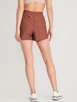 High-Waisted PowerSoft Performance Shorts for Women -- 3-inch inseam | Old Navy (US)