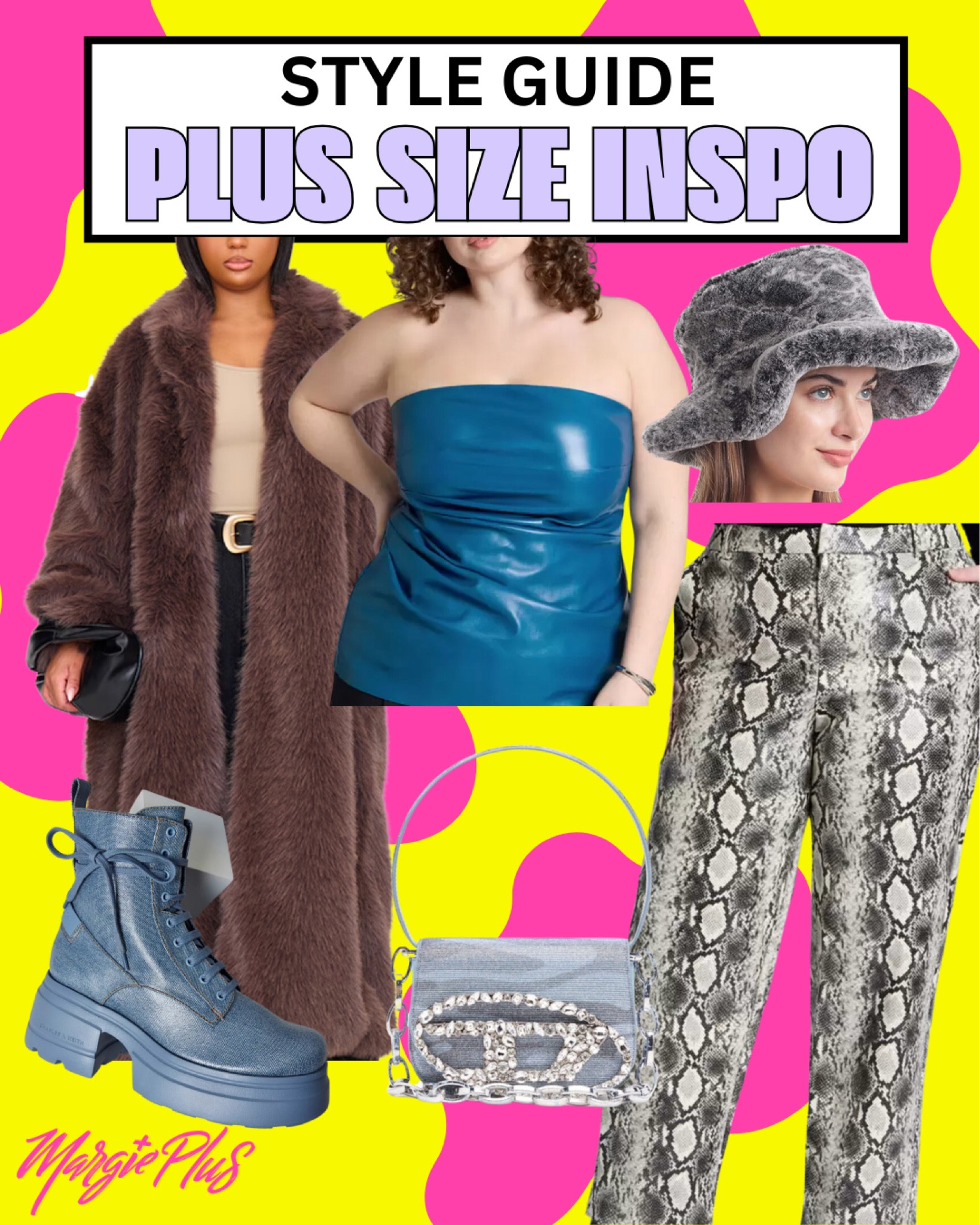 PLUS SIZE Style Inspo serving up this funky fall weekend look that easily goes from day to night. Love a pop of snake print and a fab faux fur jacket combo! #plussize #shopping 

#LTKSeasonal #LTKStyleTip #LTKPlusSize