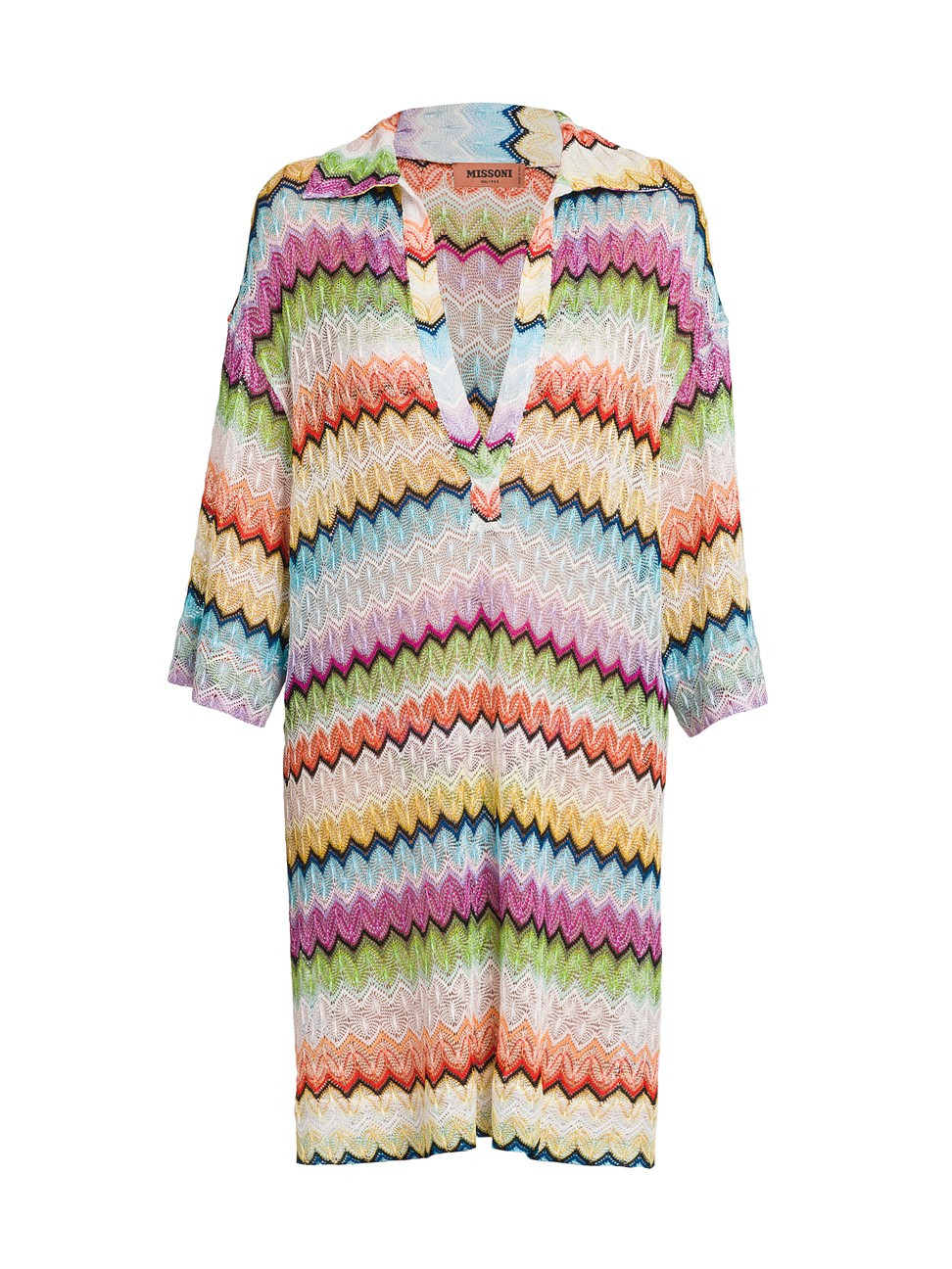 Women's Knit Zigzag Stripe Dress - Size 6 | Saks Fifth Avenue