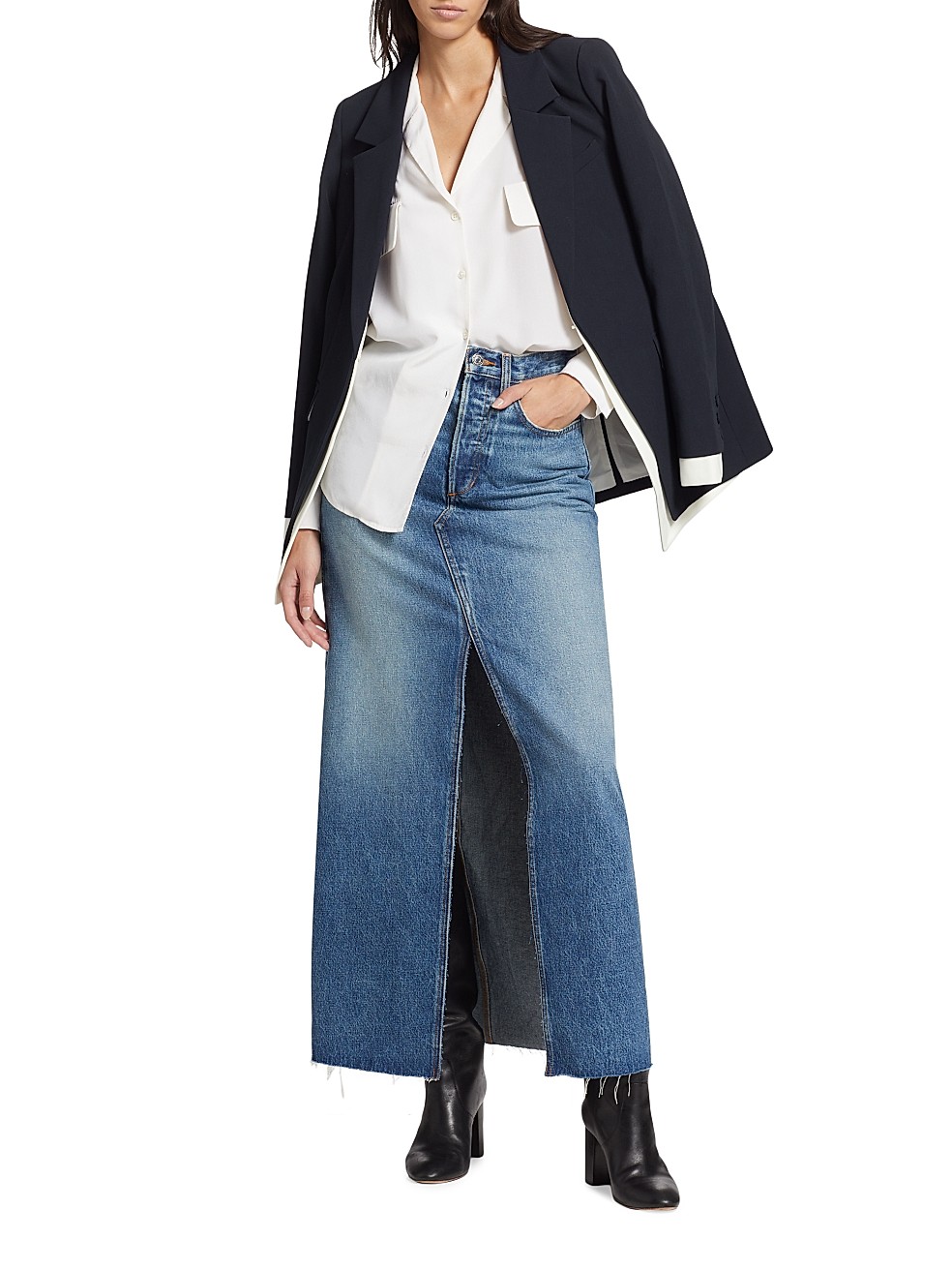 Sadie Denim Maxi Skirt | Saks Fifth Avenue