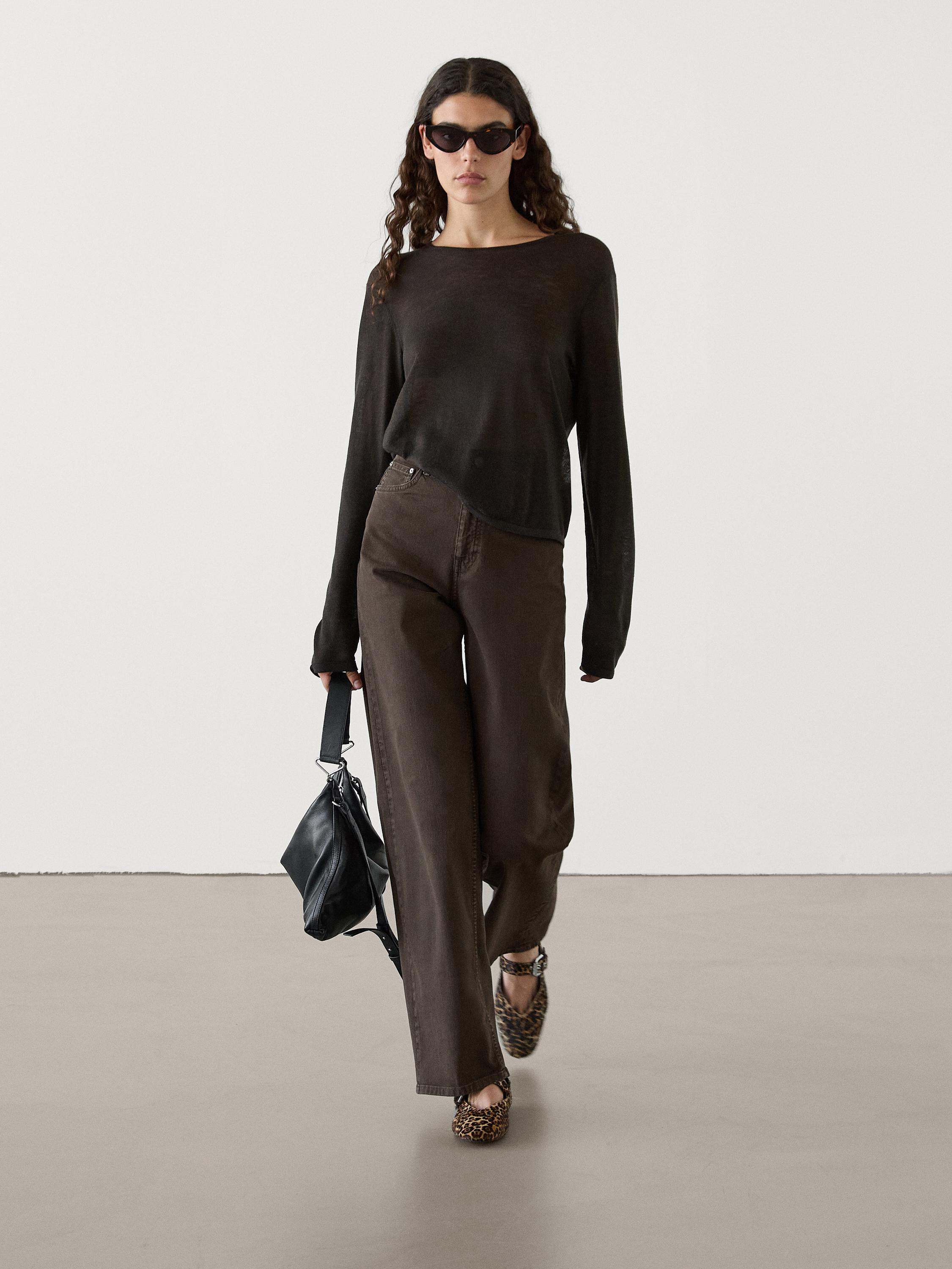 Straight-fit jeans with pockets | Massimo Dutti US