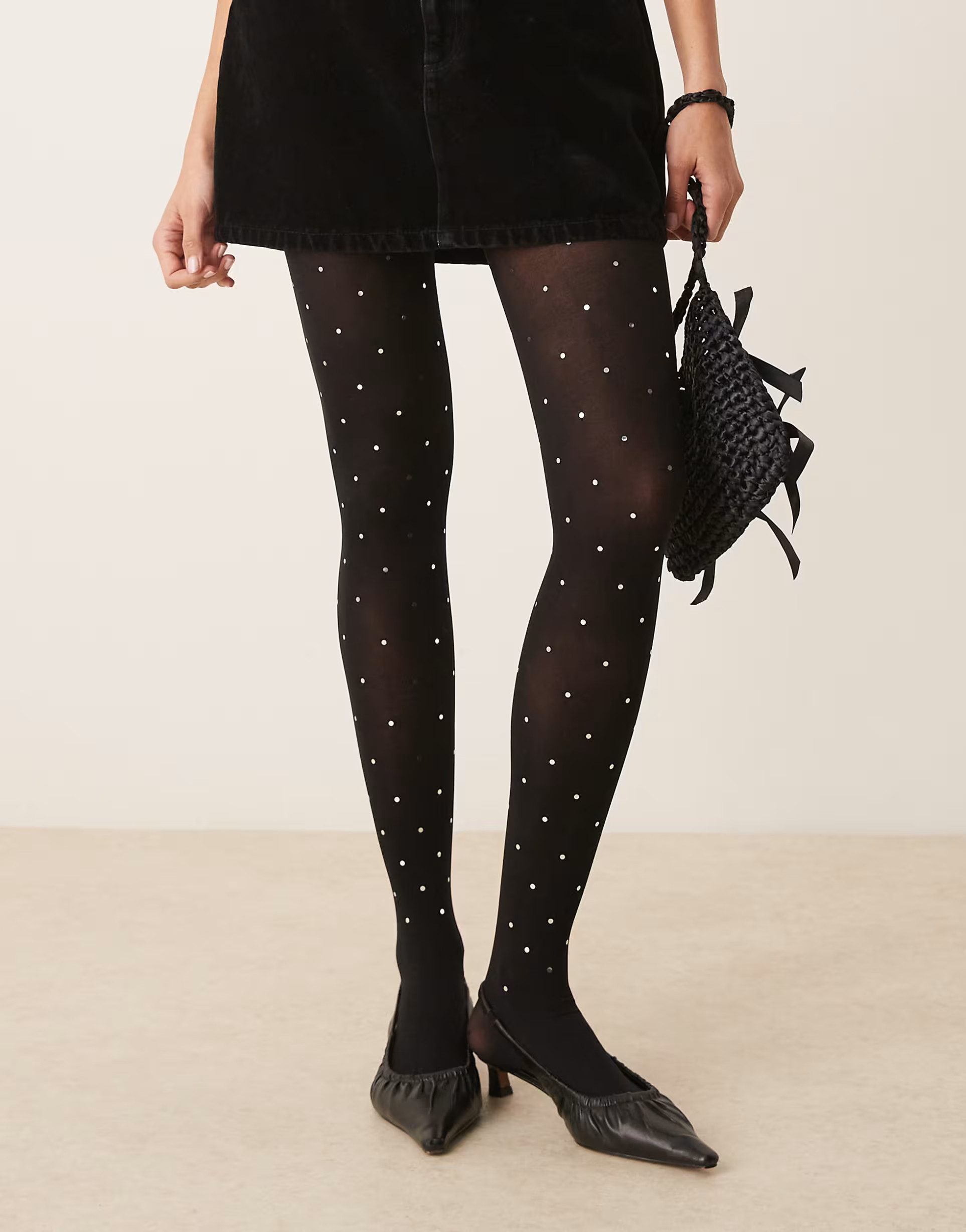 My Accessories scattered sequin tights in black | ASOS (Global)