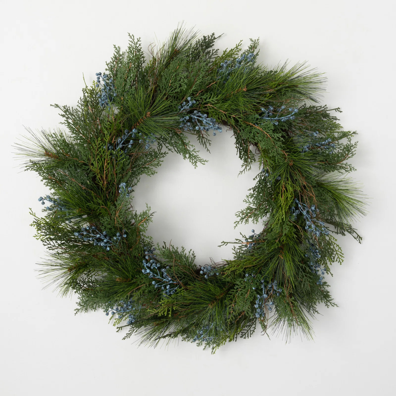 The Twillery Co.® 27" Artificial Juniper Wreath & Reviews | Wayfair | Wayfair North America