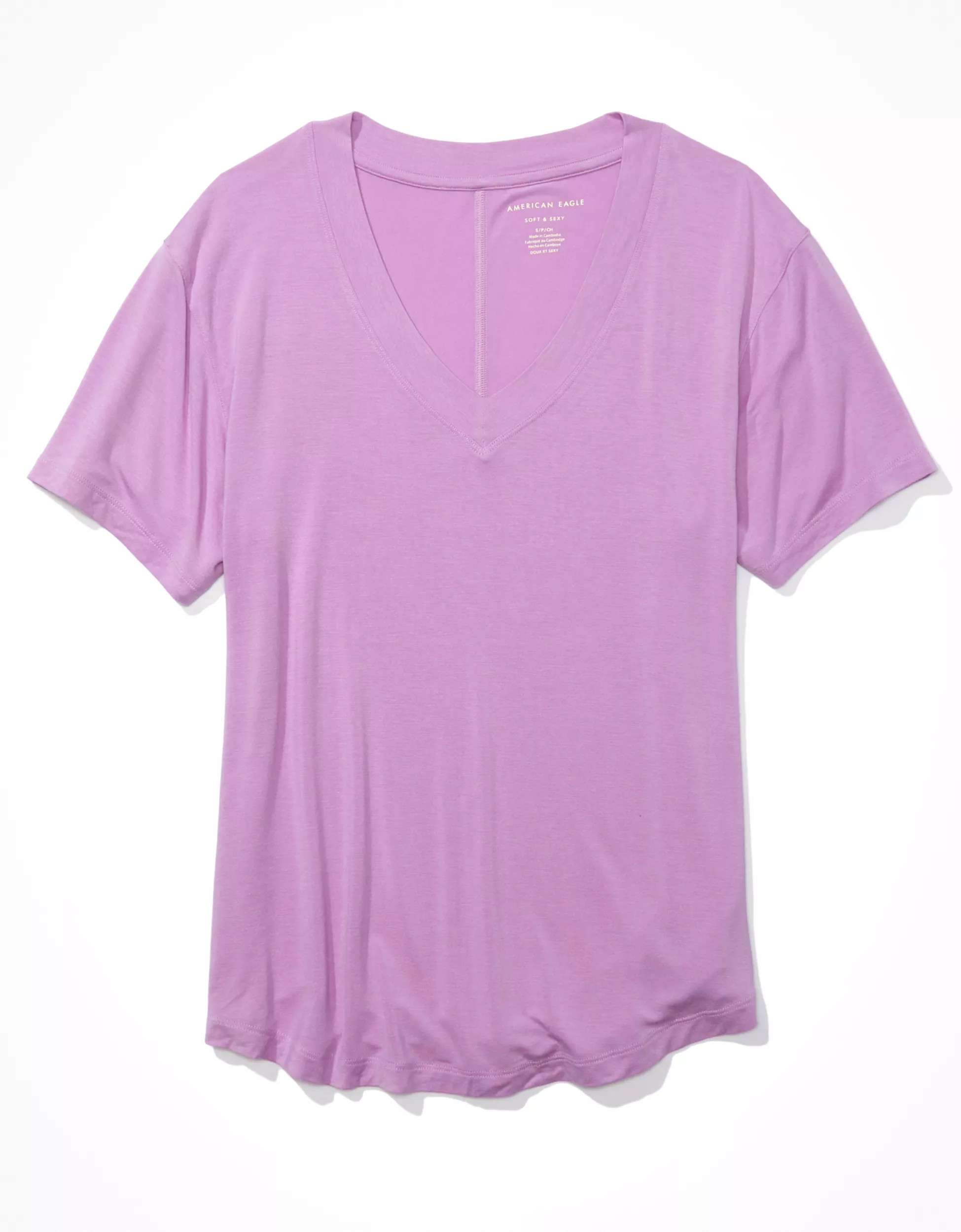 AE Soft & Sexy V-Neck T-Shirt | American Eagle Outfitters (US & CA)