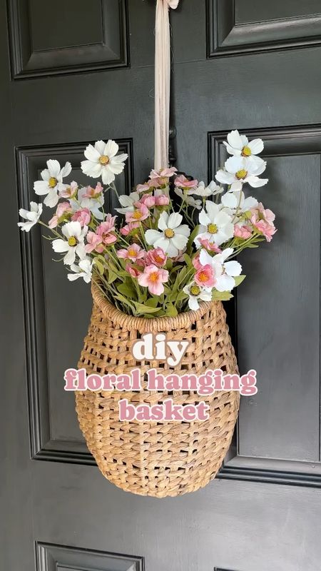 diy floral hanging basket perfect for spring! ☺️🌸
**I got the flowers & the satin ribbon from hobby lobby! I linked some similar items too!

#springdiy #diy #diydoorhanger

#LTKVideo #LTKSeasonal #LTKhome