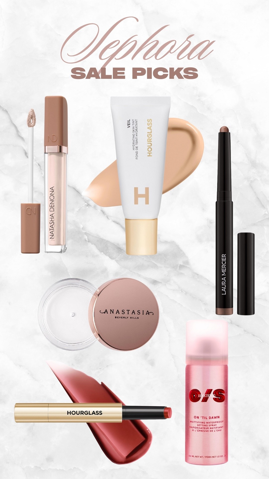 My Sephora sale picks this year! A few of my tried and true, but I’m also testing out the Natasha Denona concealer and Hourglass skin tint! I’ve heard rave reviews about both ☺️💄

#LTKFindsUnder50 #LTKSaleAlert #LTKBeauty