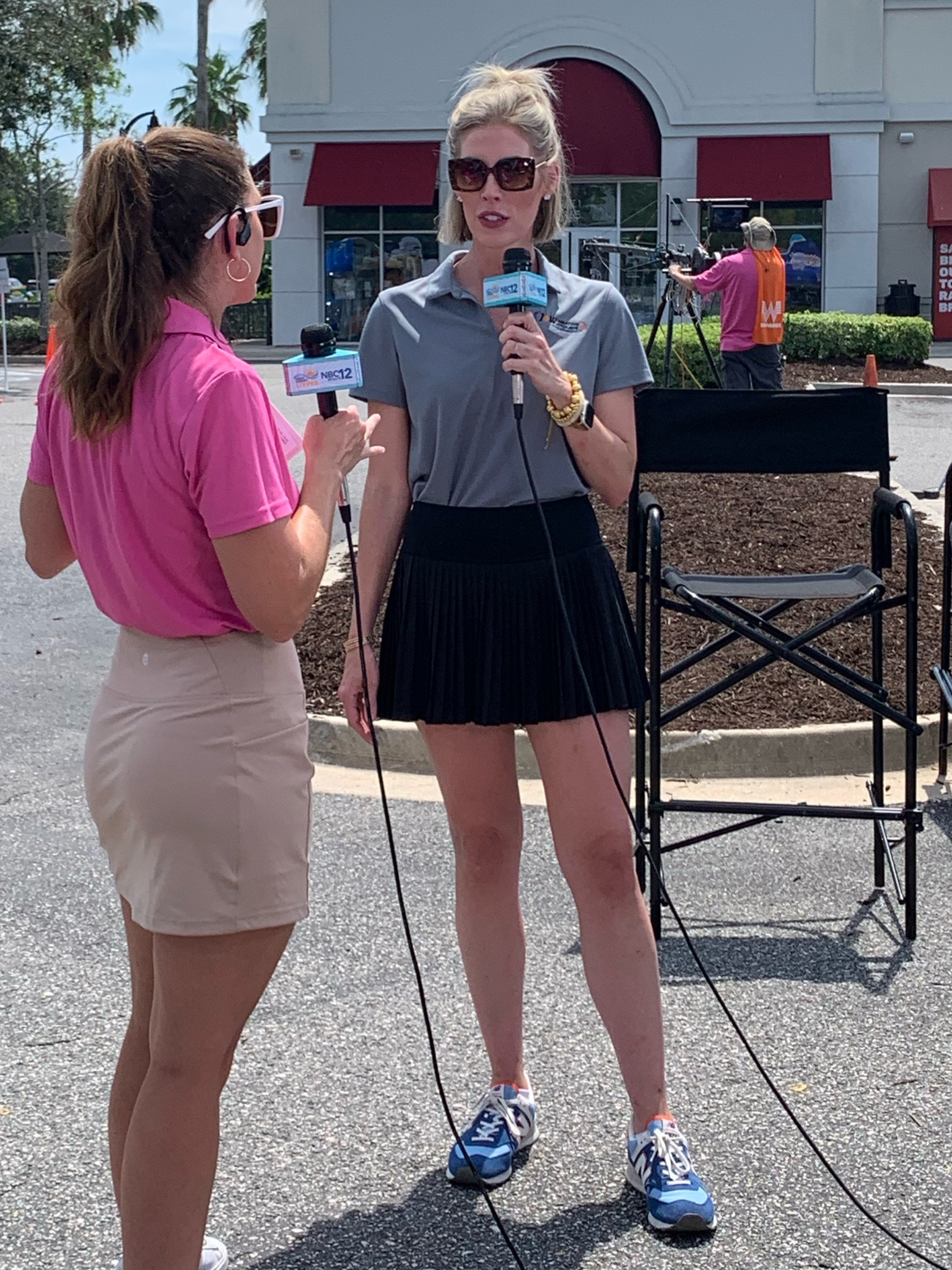Skort and Polo outfit for women. Summer outfit. Athleisure. Work outdoor attire. Prime Day sales  

Skort is from Amazon. Wearing a medium. Top is Nike. Wearing a medium. Shoes by New Balance from Anthropologie. Sunnies from Target  

#LTKActive #LTKOver40 #LTKSaleAlert