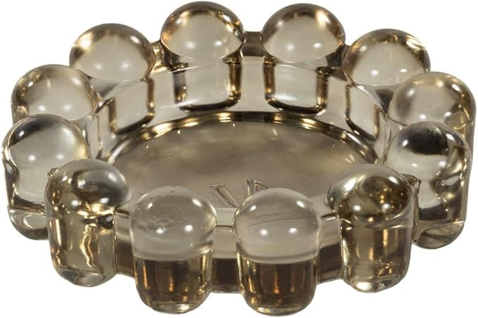 Alice Lane Bubble Candle Dish – Chic Amber Glass Candle Dish for Home Decor – Decorative Mode... | Amazon (US)