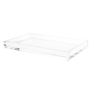 Lavish Home Minimalist Clear Acrylic Catch-All Decorative Tray HW0200195 | The Home Depot