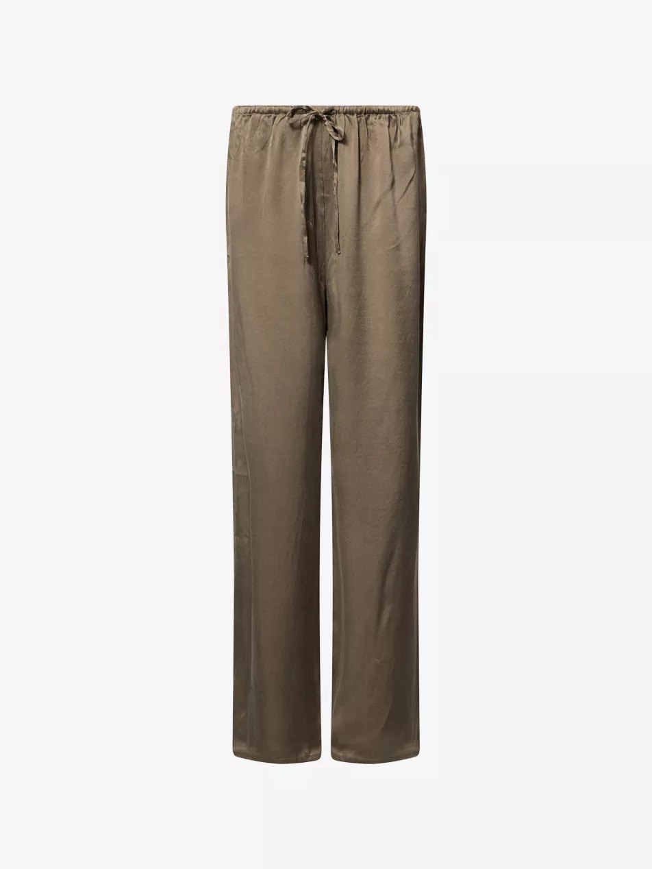Percy Relaxed-Fit Silk Trousers | Selfridges