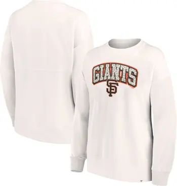 FANATICS Women's Fanatics Branded Cream San Francisco Giants Leopard Pullover Sweatshirt | Nordst... | Nordstrom